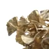 Weihnachtsgirlande Gingko altgoldfarben - Kunststoff 180 cm