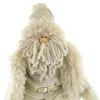Weihnachtsmann Beige & Goldfarben repräsentativ 63 cm - Kunststoff