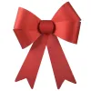 Weihnachtsschleife rotglänzend Höhe 29 cm Breite 21 cm - Kunststoff