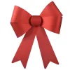 Weihnachtsschleifen rotglänzend Höhe 17 cm Breite 15 cm 2er Set - Kunststoff