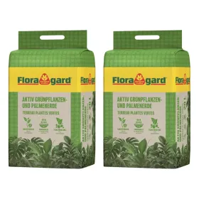 2 x Floragard® Aktiv Grünpflanzen- und Palmenerde - 20 Liter