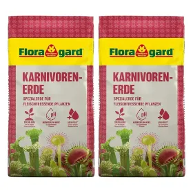 2 x Floragard® Karnivorenerde Spezialerde für fleischfressende Pflanzen - 5 Liter