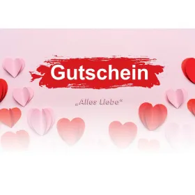 Gutschein - Alles Liebe - für das Gartencenter Gutschein - Alles Liebe - für das Gartencenter