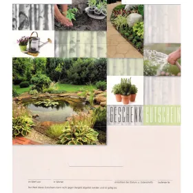 Gutschein - Garten Collage - für das Gartencenter Gutschein - Garten Collage - für das Gartencenter
