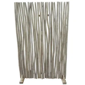 VAN DER LEEDEN Paravent Teak Natur 110 cm x 30 cm Höhe 175 cm