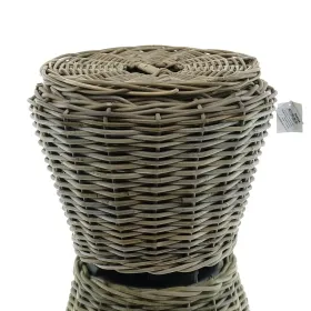 VAN DER LEEDEN DRYPOT® Rattan Gartenschlauchhalter Ø 45 Höhe 37 cm