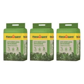 3 x Floragard® Aktiv Grünpflanzen- und Palmenerde - 20 Liter