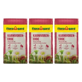 3 x Floragard® Karnivorenerde Spezialerde für fleischfressende Pflanzen - 5 Liter