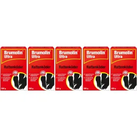 Brumolin® Ultra Rattenköder 500 g - 50 Köderbeutel x 5 Brumolin® Ultra Rattenköder 500 g - 50 Köderbeutel x 5