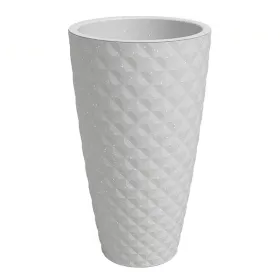 artevasi© HAVANA TROPICAL Pflanzgefäß Limestone Grey Hellgrau 70 cm - Kunststoff