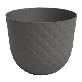 artevasi© HAVANA TROPICAL Pflanztopf Mud Grey dunkelgrau Ø 20 cm - Kunststoff