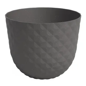 artevasi© HAVANA TROPICAL Pflanztopf Mud Grey dunkelgrau Ø 40 cm - Kunststoff