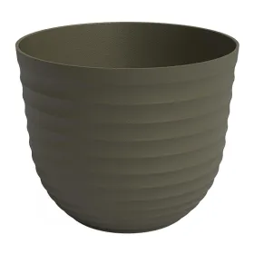 artevasi© HAVANA WAVES Pflanztopf Moss Green dunkelgrün Ø 40 cm - Kunststoff