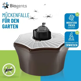 Biogents Mückenfalle Mosquitaire für den Garten reduziert Mückenstiche durch Imitation eines Menschen