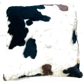Boltze Dekokissen Montana Kuh Braun-Weiß 45 cm - Polyester