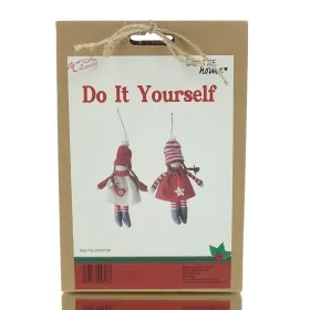 Boltze Weihnachtsdeko Kinder Do It Yourself Bastelset Aenne für 2 Anhänger
