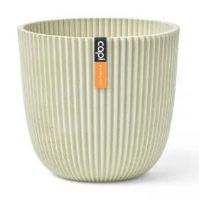 Capi Europe Übertopf Groove Kugel Beige Ø 21,5 - Kunststoff