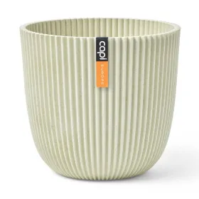 Capi Europe Übertopf Groove Kugel Beige Ø 28 cm - Kunststoff