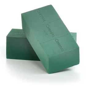 Chrysal Steckschaum Nass-Ziegel 23 x 11 x 8 cm - 3er Pack