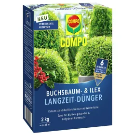 COMPO Buchsbaum- und Ilex Langzeit-Dünger für ca. 35 m² - 2 kg