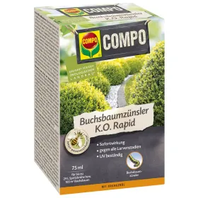 COMPO Buchsbaumzünsler K.O. Rapid für bis zu 29 Liter Spritzbrühe - 75 ml