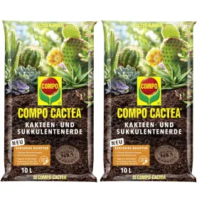 COMPO CACTEA® Kakteen- und Sukkulenten Erde - 10 Liter x 2