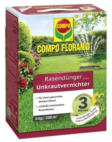 COMPO FLORANID® Rasendünger plus Unkrautvernichter für 200 m² - 6 kg
