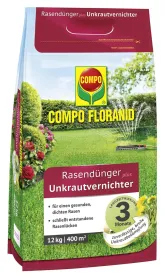 COMPO FLORANID® Rasendünger plus Unkrautvernichter für 400 m² - 12 kg