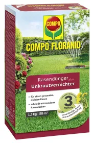 COMPO FLORANID® Rasendünger plus Unkrautvernichter für 50 m² - 1.5 kg