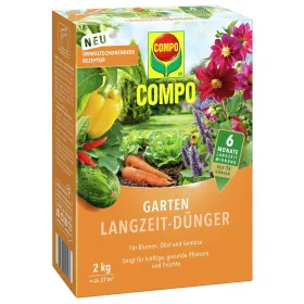 COMPO Garten Langzeit-Dünger für ca. 37 m² - 2 kg