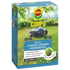 COMPO Rasen Langzeit Dünger für Mähroboter für ca. 200 m² - 5 kg