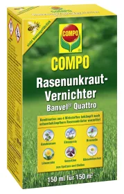 COMPO Rasenunkraut-Vernichter Banvel® Quattro für 150 m² - 150 ml COMPO Rasenunkraut-Vernichter Banvel® Quattro für 150 m² - 150 ml