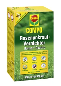 COMPO Rasenunkraut-Vernichter Banvel® Quattro für 400 m² - 400 ml COMPO Rasenunkraut-Vernichter Banvel® Quattro für 400 m² - 400 ml