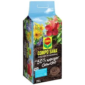 COMPO SANA® Qualitäts-Blumenerde ca. 50 % weniger Gewicht - 25 Liter COMPO SANA® Qualitäts-Blumenerde ca. 50 % weniger Gewicht - 25 Liter