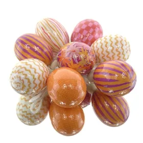 Decoris® Ostereier Bunt mit Aufhängern Ø 3 cm Höhe 5 cm - Schaumstoff