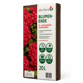 die Flora Blumenerde - Universalerde für Zimmer-, Balkon- & Gartenpflanzen - 20 Liter