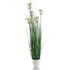 DPI Gras mit Dill im weißen Topf ca. 100 cm - Kunstpflanzen DPI Gras mit Dill im weißen Topf ca. 100 cm - Kunstpflanzen