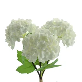 DPI Schneeball Weiß ca. 28 cm 3er Bund - Kunstblumen