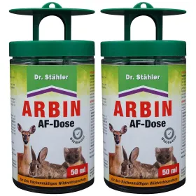 Dr. Stähler ARBIN AF-DOSE Rehwild, Rotwild, Hasen & Kaninchen für ca. 2 - 3 m² - 50 ml x 2