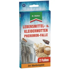 Dr. Stähler Lebensmittel- & Kleidermotten Pheromon-Falle 2 Stück