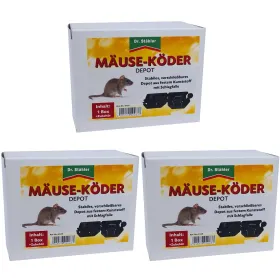 Dr. Stähler MÄUSE-KÖDER DEPOT mit Schlagfalle x 3