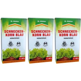 Dr. Stähler Schneckenkorn Blau Vorratspack 4 x 250 Gramm - 3 x