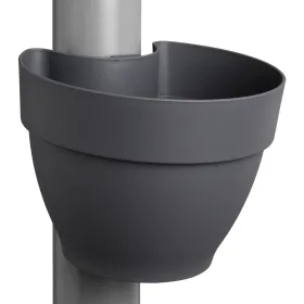 elho® Vibia campana Fallrohr Pflanzgefäß Anthrazit 22 cm - Kunststoff elho® Vibia campana Fallrohr Pflanzgefäß Anthrazit 22 cm - Kunststoff