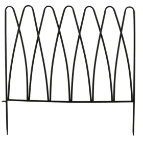 Esschert Design Beetzaunelement Wellenmuster 58 cm - Metall