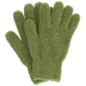 Esschert Design Pflanzen-Staubhandschuhe Grün - Mikrofaser