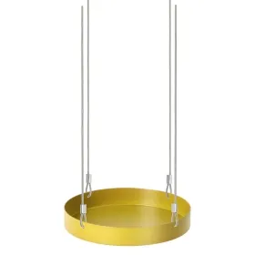 Esschert Design Pflanzentablett rund Goldgelb Ø 14 cm - Metall Esschert Design Pflanzentablett rund Goldgelb Ø 14 cm - Metall