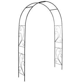 Esschert Design Rosenbogen Schwarz romantisch verziert 134,5 x 220,5 cm - Metall Esschert Design Rosenbogen Schwarz romantisch verziert 134,5 x 220,5 cm - Metall
