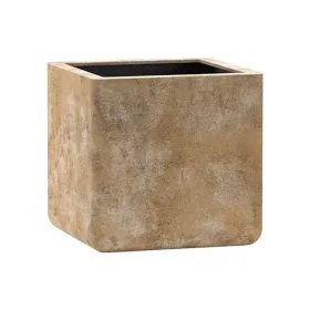 Esteras Cavan Pflanzkübel Old Stone Brown 27 cm Fiberglas