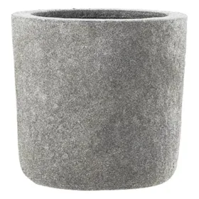 Esteras Pflanzkübel Galway Old Stone Grey, Fiberglas, 27 x 27 x 27 cm