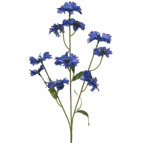 EVERLANDS Kornblume Dunkelblau 10 Blüten 55 cm - Kunstblumen